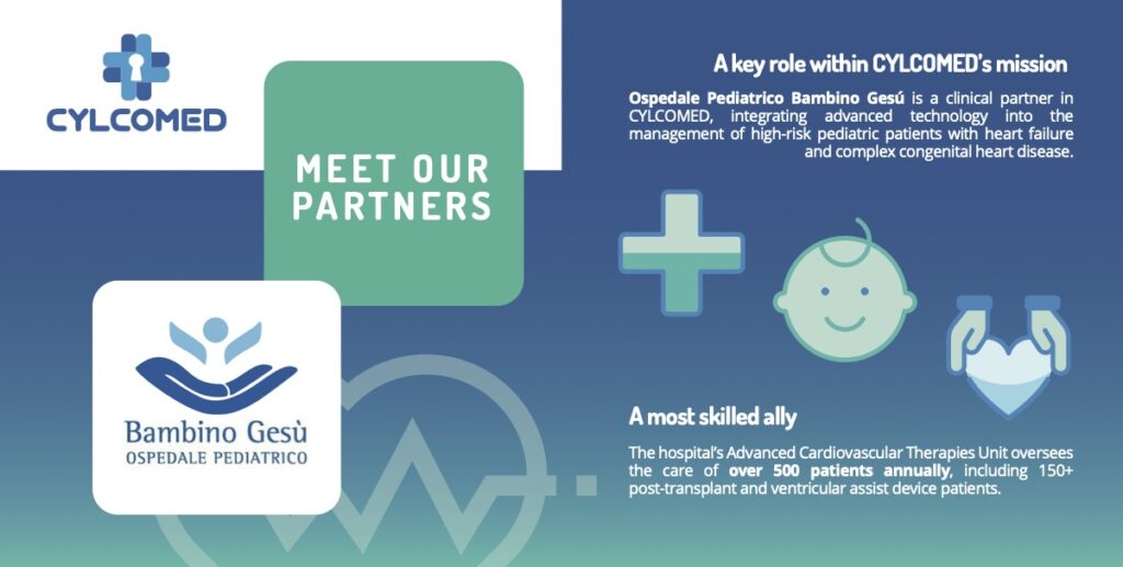 CYLCOMED e-Flyer for partner Ospedale Pediatrico Bambino Gesu'